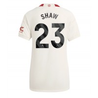 Dámy Fotbalový dres Manchester United Luke Shaw #23 2023-24 Třetí Krátký Rukáv